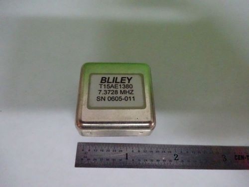 OSCILLATOR QUARTZ FREQUENCY CONTROL BLILEY 7.3728 MHz STANDARD NICE B#B1-HA-07-B