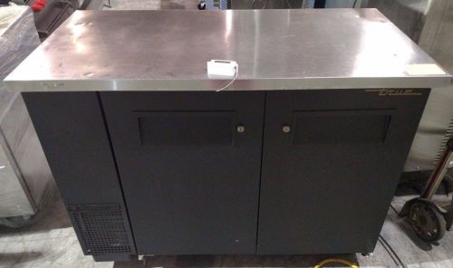 Used true back bar cooler solid door model tbb-24-48 works great!!! for sale