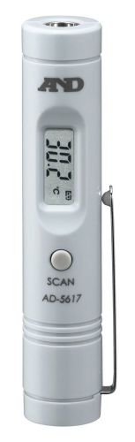 New A&amp;D Air Counter Radiation Thermometer Blue AD-5617 F/S A157