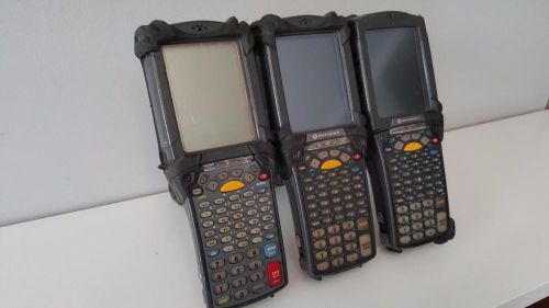 Symbol Motorola Laser Wireless Barcode Scanner 1- MC9060 2-MC9050 AS IS Lot of 3