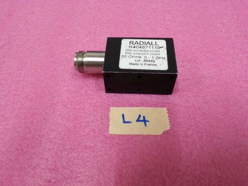 RADIALL R404871119 RF/Microwave Termination, 1pc