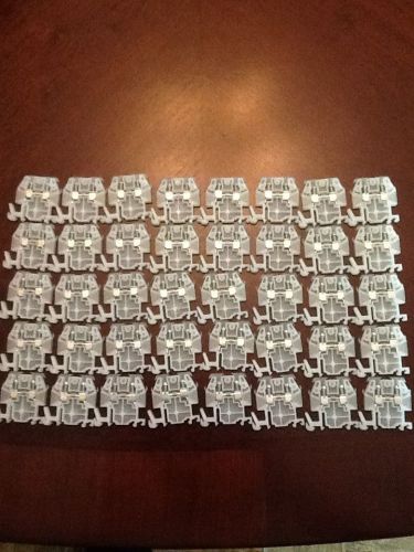 40  NEW Square D 9080GM6  Terminal blocks &amp; 10 NEW 9080GM6B Terminal ends