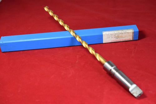 GEORGE WHALLEY COMPANY EXTENDED LENGTH OIL HOLE DRILL 7/16&#034; D #688 HSTS 10&#034; FL 1