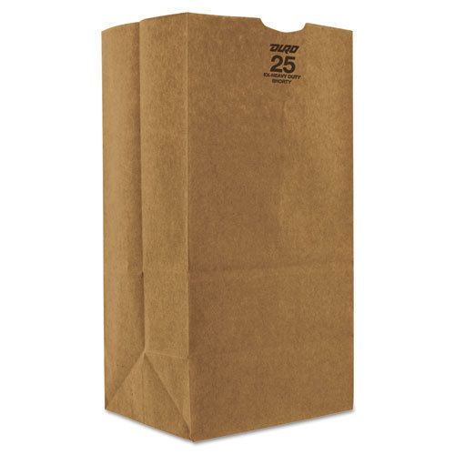 12.5-lb Kraft Paper Bags, Natural, 500/Carton