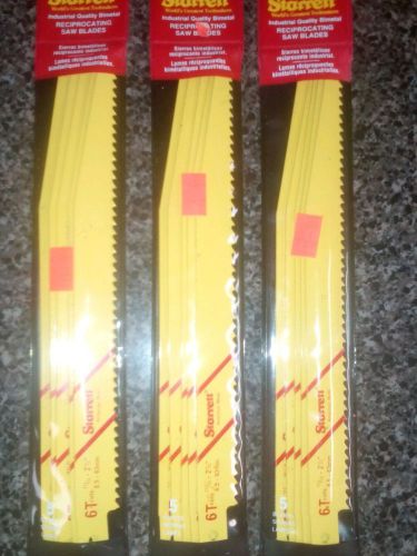 Lot of 15 Starrett Reciprocating Blades BT96-5 Starrett Bi-Metal 5 Pack 16955