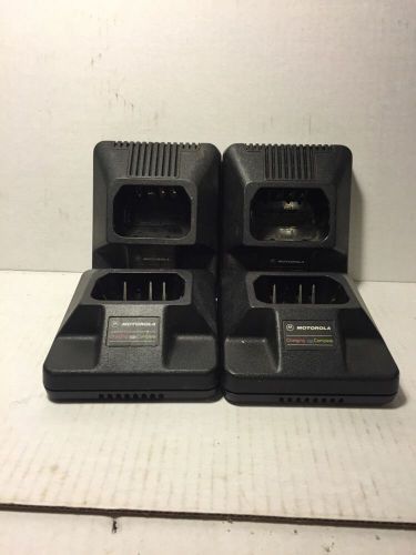 Lot Of 4 Motorola Rapid charger HTN9630C No Power Supply