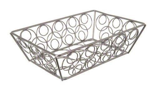 American Metalcraft  (EBB95C) Baskets 9.125&#034; Length x 6&#034; Width Silver