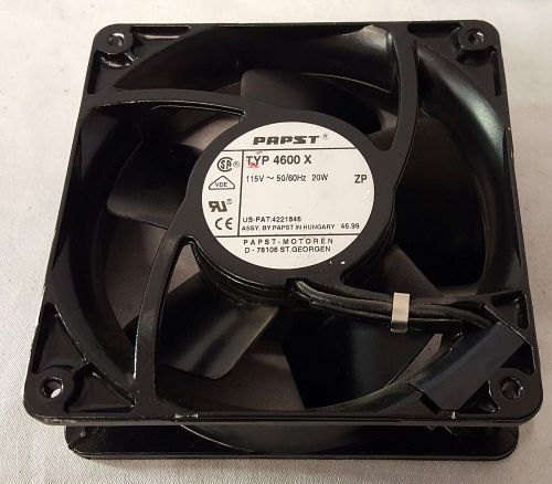 Papst Motoren TYP 4600X Fan Used Working