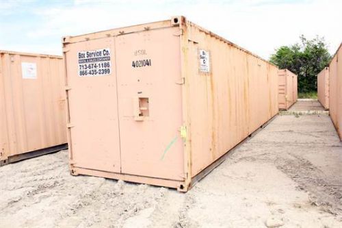 40&#039; steel shipping storage container unit 156 for sale