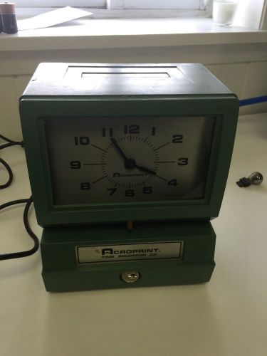 Acroprint time clock for sale