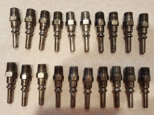 20x L-style 1/4&#034; NPT male pneumatic fittings