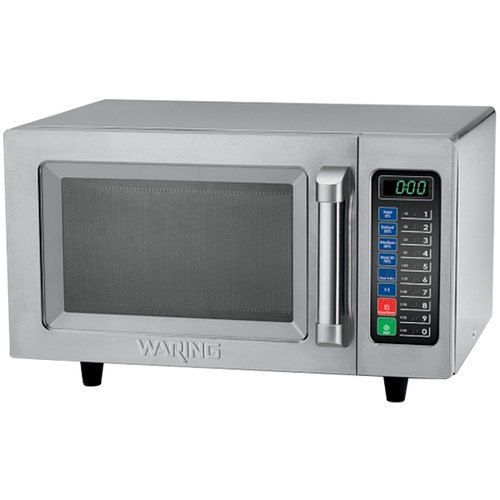 Waring WMO90 Stainless Steel Commercial Microwave 1000 WATTS .9 CUBIC FEET
