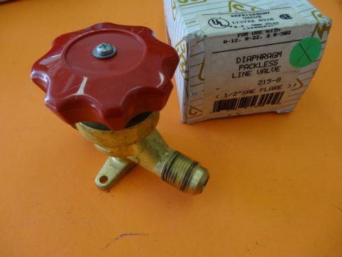 SVC Refrigeration Line Valve 1/2&#034; O.D. 215X7-8S