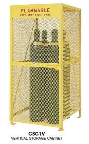 Cylinder storage cabinet