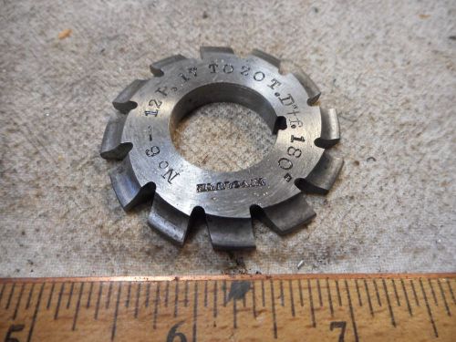 B &amp; S No 6 - 12P 17 TO 20T Involute Gear Cutters HS -12 Gear Cutter