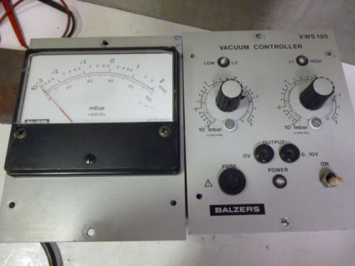 Balzers VWS120 Vacuum Pressure Controller L327