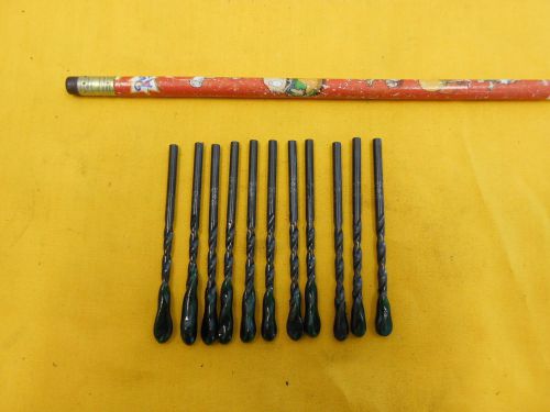 LOT of 10 NEW #30 STRAIGHT SHANK DRILL BITS jobber cotter pin hss CLEVELAND USA