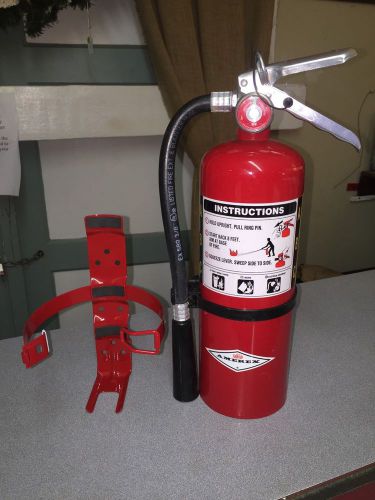 Amerex model a500 abc fire extinguisher dry chemical fully charged w holder for sale