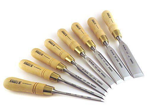 Narex czech steel premium 8 pc set true imperial 1/8&#034;, 1/4&#034;, 3/8&#034;, 1/2&#034;, 5/8&#034; 1&#034; for sale