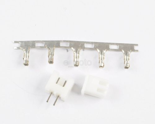 10pcs 2 pins 2.54mm xh-2p dip white connector leads heade kit for sale