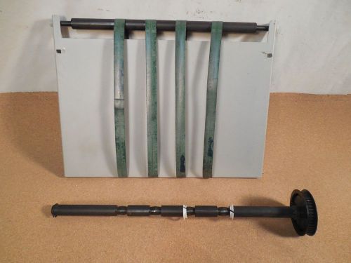 Martin Yale 959 Auto Folder Parts- Exit Table, Conveyor Belts &amp; Shafts