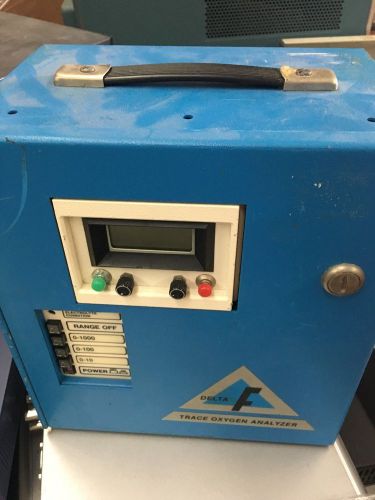 Delta F Trace Oxygen Analyzer PPM-O2 Meter Alpha Omega