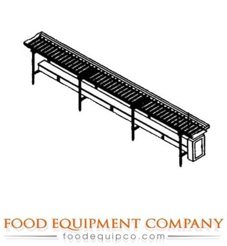 Piper src-16 conveyor tray make-up 16&#039;l pvc-rollers for sale