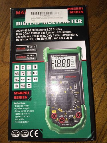 mastech digital multimeter