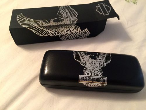 Harley-Davidson Hog Glasses Case HD Classic 12.12 in Factory Box Black