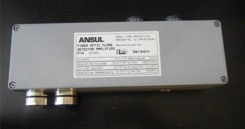 Ansul fiber optic flame detector amplifier 417251 lfx-2-fs for sale