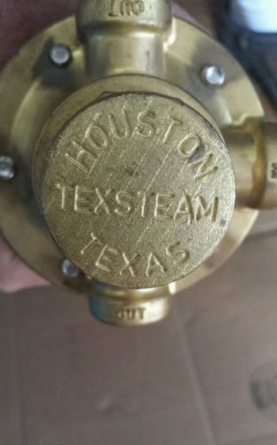 TEXSTEAM T-B-40, BRASS PRESSURE REGULATOR MAX. UPSTREAM PRESSURE 1500 PSI