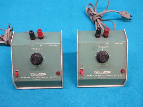 *Lot of 2* HEATH Built Transistorized Power Supply&#039;s EUW-17 (tested working)