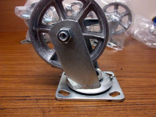 5&#034; x 2&#034; Heavy Duty Steel Casters (4)