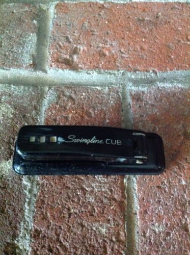 Vintage Swingline Cub Black Stapler 5.5&#034; Metal Desk Piece