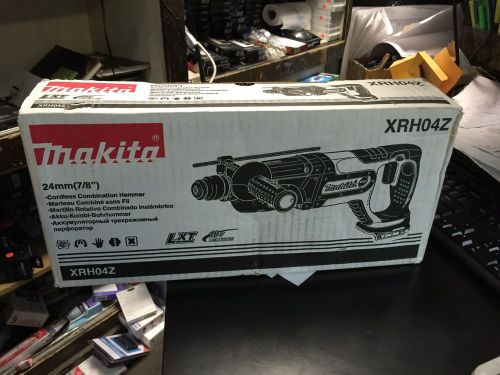 New Makita 18V LXT 3.0  Li-Ion 7/8 in. Rotary Hammer XRH04Z (Bare) NEW