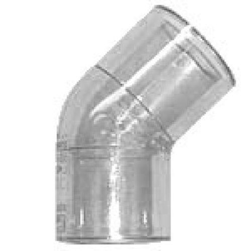 1&#034; PVC SCH 80 CLEAR 45 ELBOW