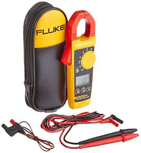 Fluke 325 40/400A AC/DC, 600V AC/DC TRMS Clamp Meter w/ Frequency, Temp, &amp; Capac