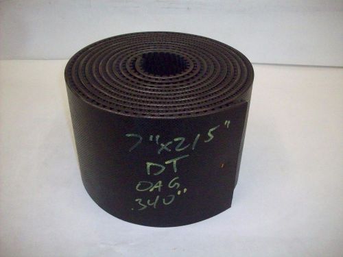 7&#034; x 215&#034; Conveyor round baler repair rubber incline flat flexco belt lacer