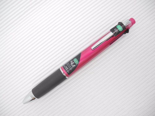 Pink uni-ball multi-function 4+1 0.5mm ball point pen &amp;0.5mm pencil(japan) for sale