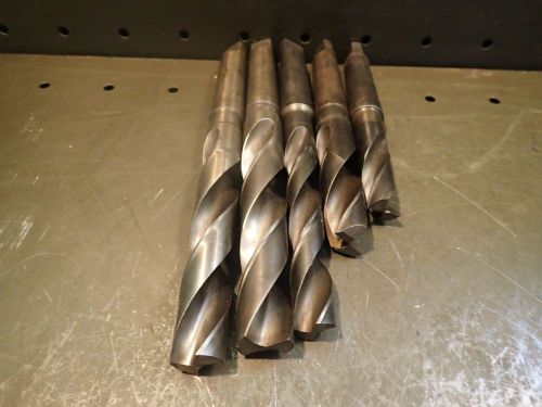 5 Pc Lot Morse Taper #3 Shank Slotting Drill Bits 13/16 (x2) 61/64 63/64 1-3/64