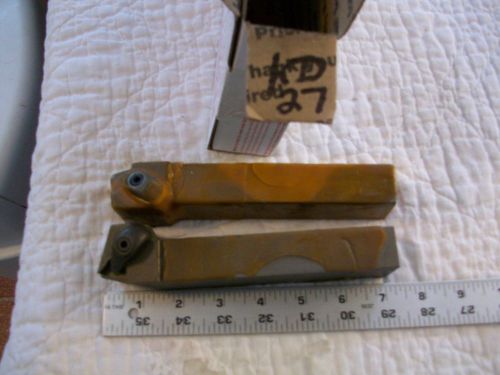 2 NOS HEAVY KYSOR-DIJET  Indexable Tool Holders Metal Lathe 1&#034; X 1 1/4&#034;  7&#034; Lng.