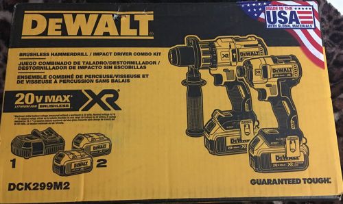 DEWALT Brushless Hammerdrill/ Impact Driver Combo Kit 20-Volt MAX Lithium-Ion