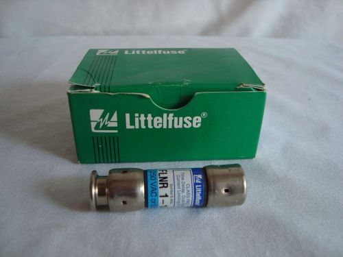 New in Box LITTELFUSE BOX OF 10 POWR-GARD FUSES FLNR  1-1/4 AMP 250 VOLT Silver