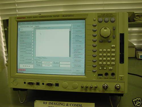 ADVANTEST R4870 COMMUNICATION ANALYZER-BLUE-TOOTH