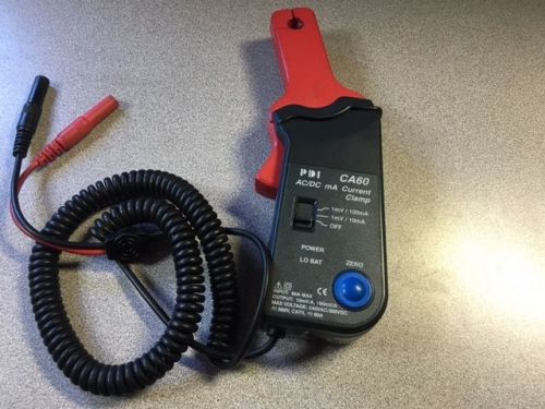 Pdi ca 60 handheld 60 amp ac dc current clamp probe aes wave for sale