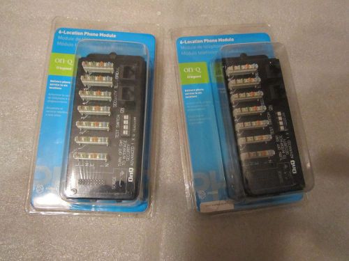 LOT 2 LEGRAND 6-LOCATION PHONE MODULE, Part # 1267062-01-V1, NEW.