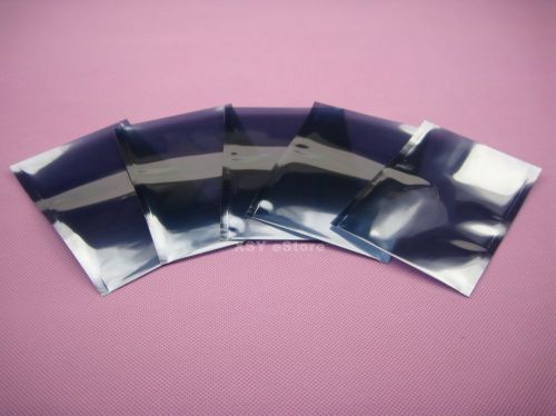 50 silver gray esd anti-static shielding bags 2&#034; x 4&#034;_50 x 100mm for sale