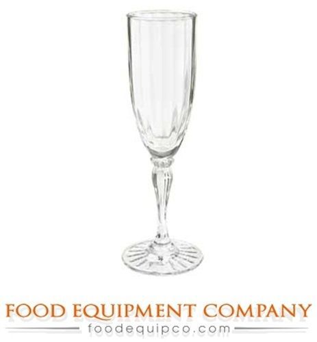 GET Enterprises SW-1420-1-SAN-CL 6 oz. Fluted Champagne Glass  - Case of 24