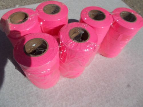 Pink survey flagging (12 rolls)