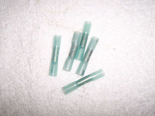 Blue heat shrink butt connectors - 16-14 gauge - 25 pcs for sale